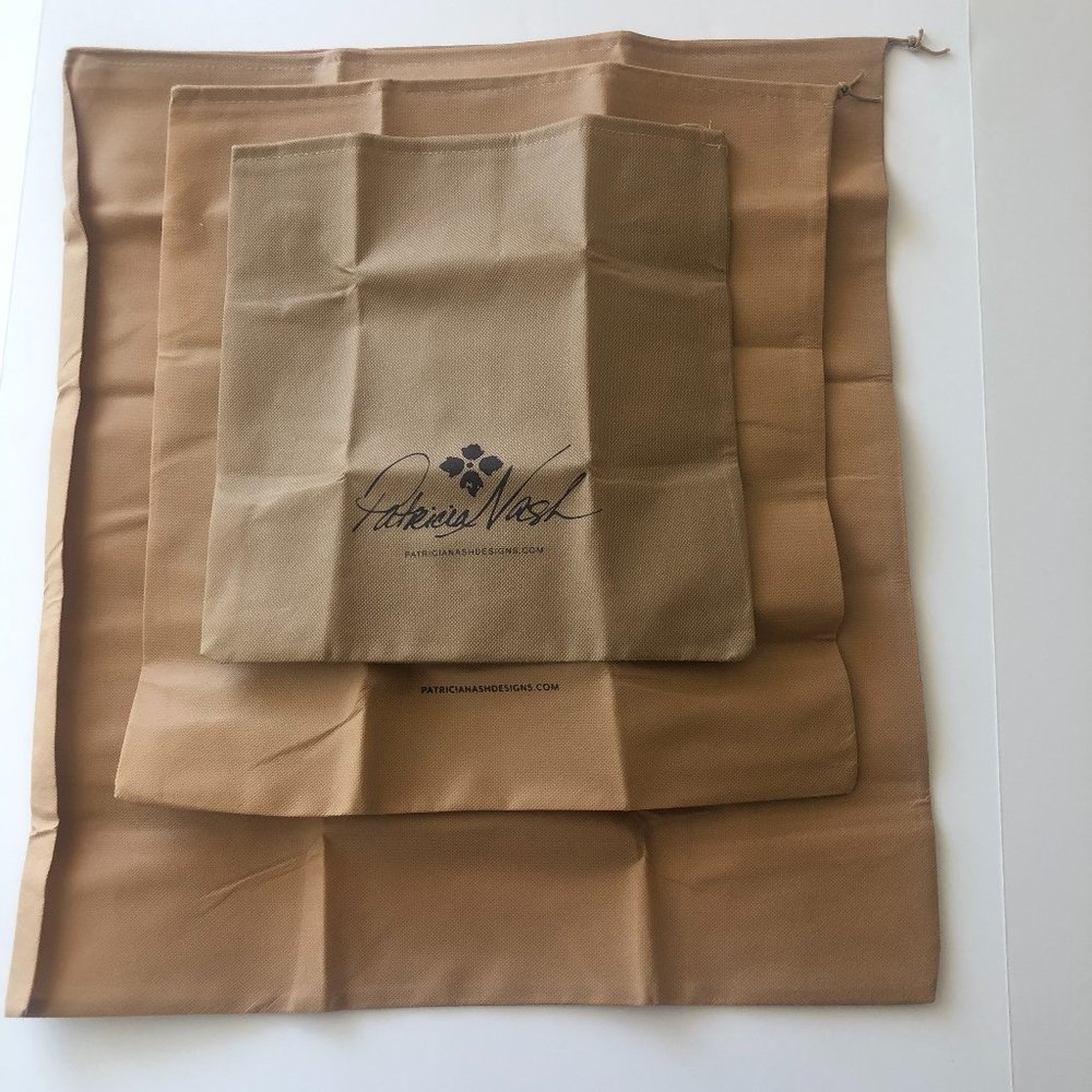 3 Dust covers storage bags Patricia Nash New